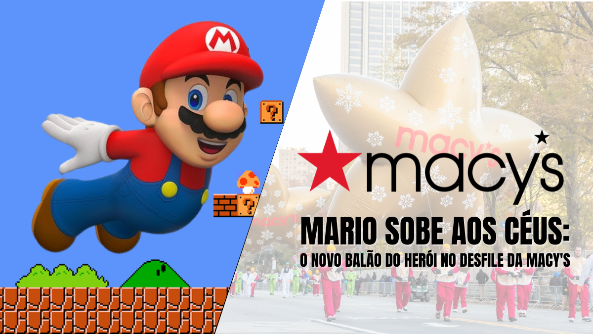 Mario sobe aos Céus: o novo Balão do Herói no Desfile da Macy's