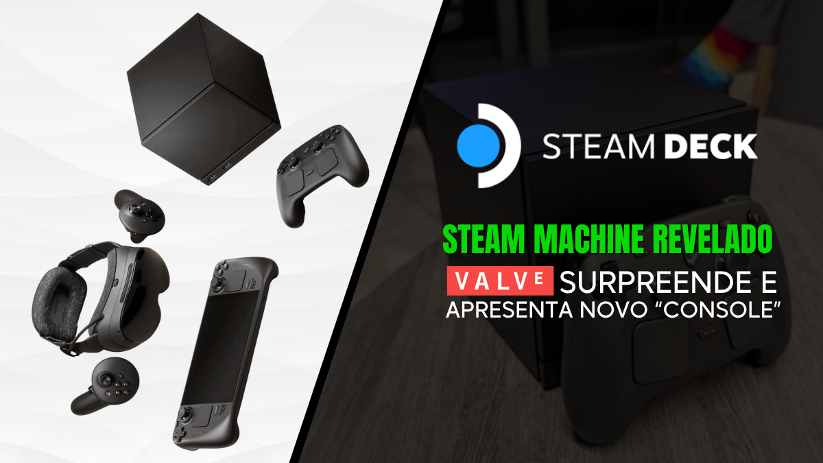 REVOLUÇÃO: O novo "Console" Steam Machine foi REVELADO!