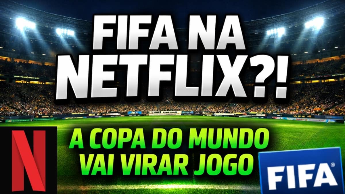 Capa de notícia sobre o jogo do FIFA para copa do mundo 2026 em parceria com a netflix