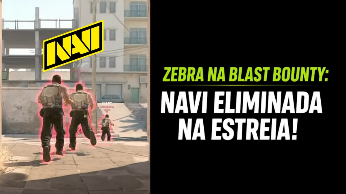 ilustração de eliminação da NAVI na Blast Bounty
