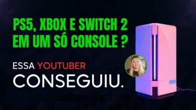 Capa de artigo sobre o Ningtendo PXbox 5, a façanha de Xiao Ningzi que juntou o PS5, XBOX e SWITCH 2 em um só console