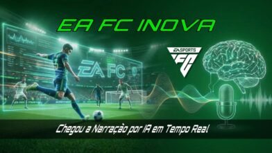 EA FC inova e anuncia narração por IA em tempo real. Seria o fim das narrações repetitivas e uma imersão sem igual para o futebol virtual?