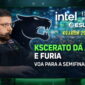 Capa de notícia sobre vitória da FURIA no IEM Kraków 2026, com aula de KSCERATO, FURIA bate Aurora e avança para semifinal