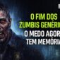Capa de artigo sobre a evolução dos zumbis em Resident Evil Requiem. Mais de 100 tipos de zumbis com memória.
