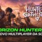 Capa de notícias sobre novidade da Sony para o Horizon Hunters Gathering novo jogo multiplayer