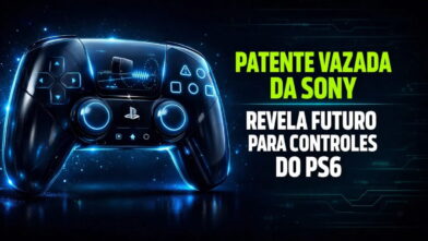 Capa de artigo sobre vazamento de patente da sony para novo controle do PS6