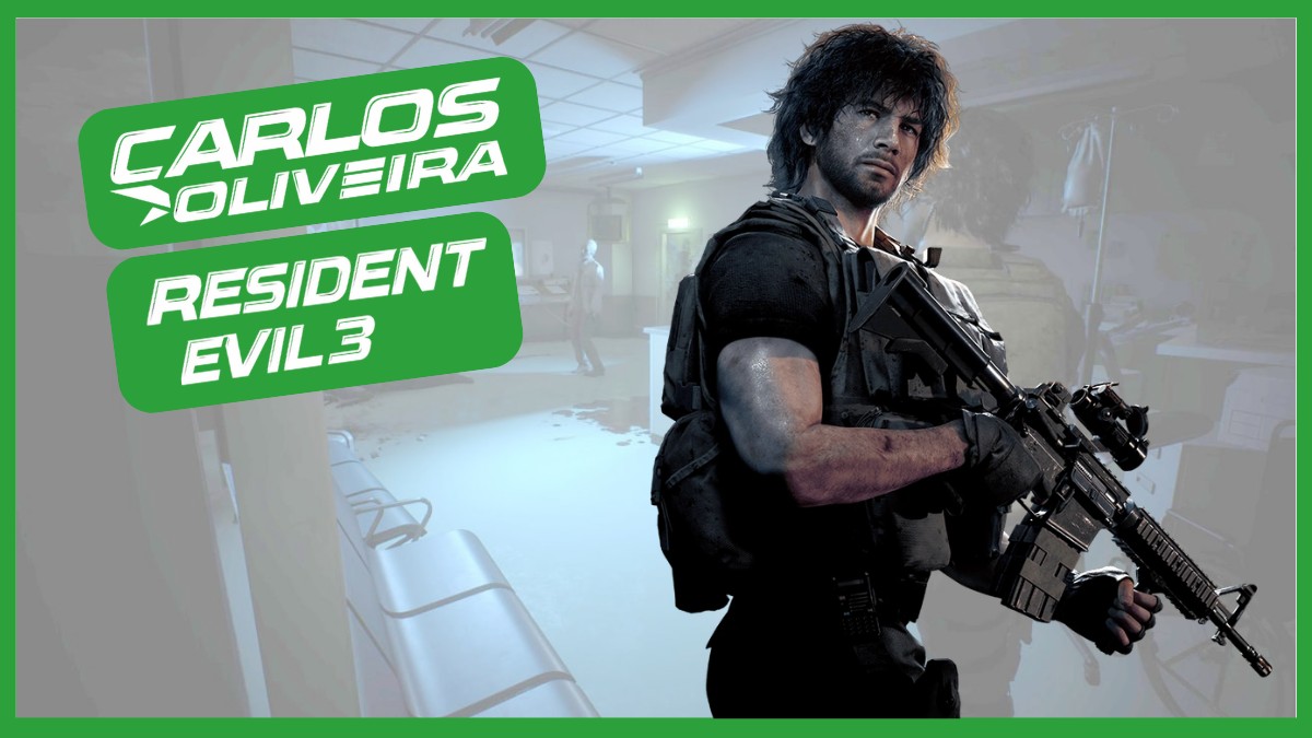 Carlos Oliveira - Resident Evil 3 - Lenda Gamer - MuralGamer