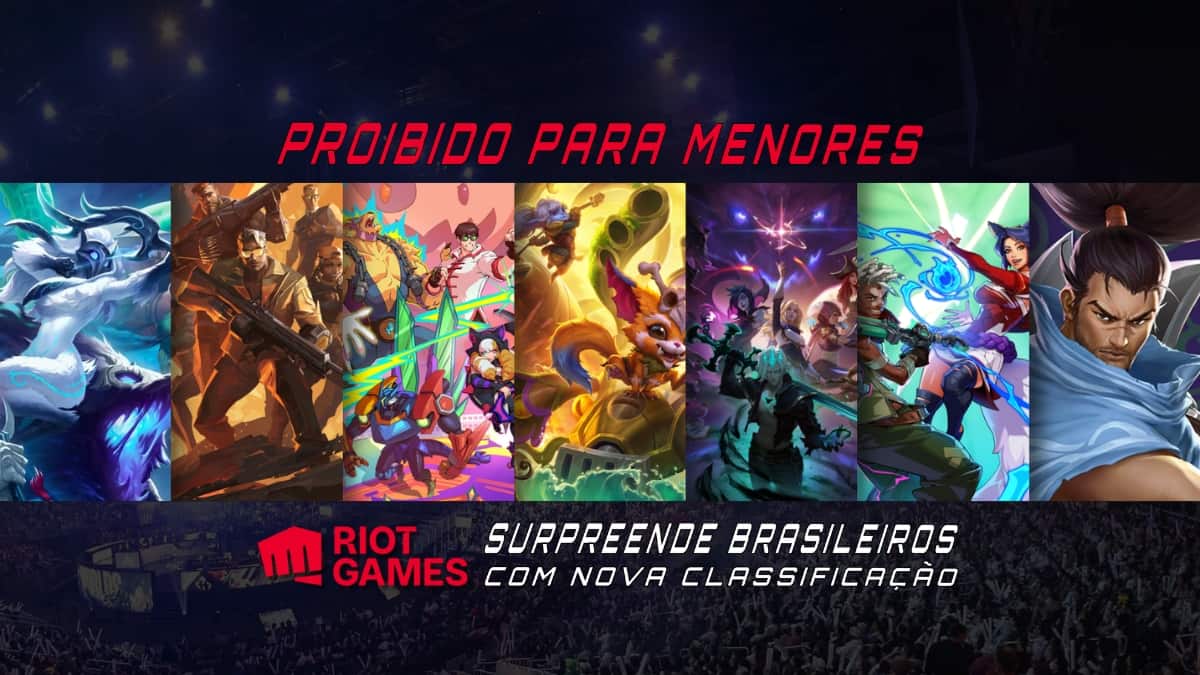 Capa de artigo sobre a surpresa desagradável da RIOT Games para os jogadores menores de idade no Brasil.