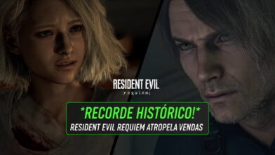 Capa de artigo sobre o sucesso de vendas do no Resident Evil Requiem RE9 e o futuro da saga.