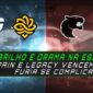 Capa de artigo sobre vitória da Pain e Legacy na ESL Pro League. Furia se complicou.