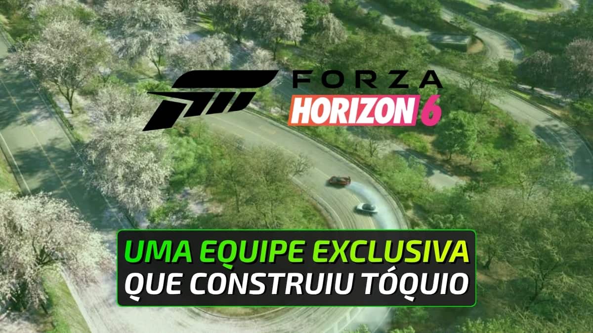 capa de artigo sobre o detalhe na construção do mapa de tóquio para Forza Horizon 6
