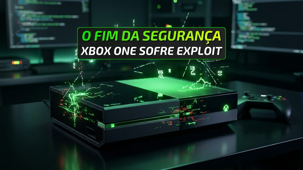 Capa de artigo sobre a quebra de segurança do Xbox One após 12 anos. Finalmente um Exploit foi confirmado e praticamente ativa um modo Deus no console.