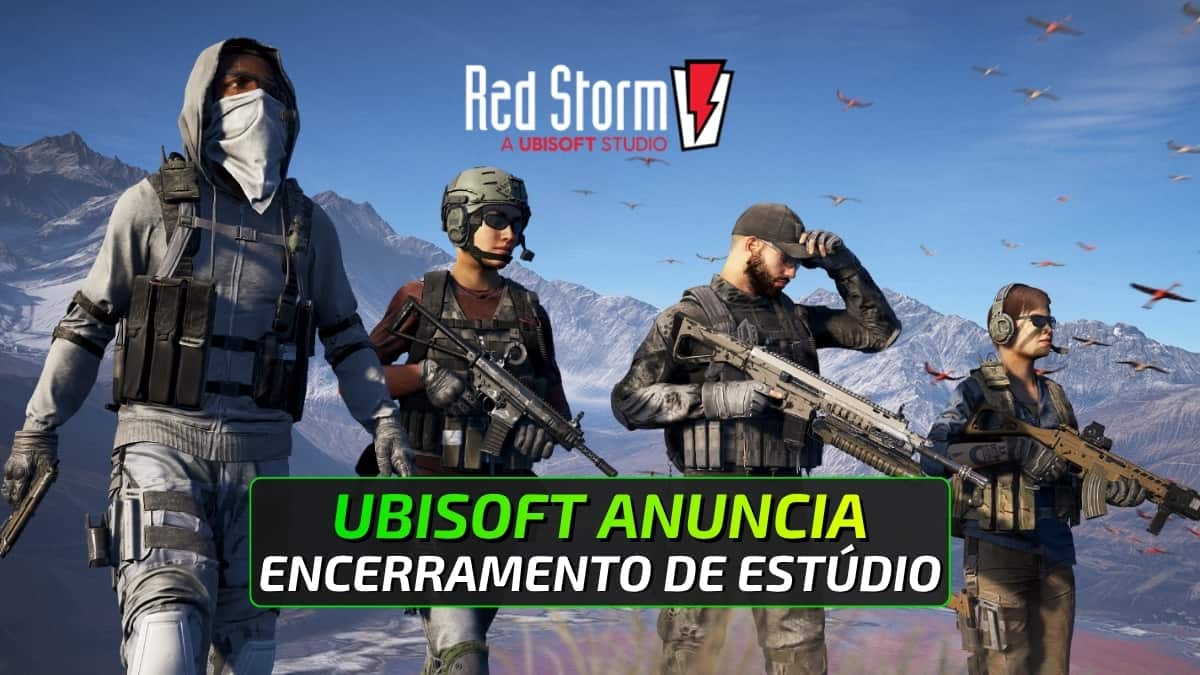 Capa de artigo sobre o encerramento estratégico de novos jogos da Red Storm pela Ubisoft