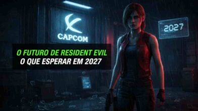 Capa de matéria sobre as expectativas do Resident Evil para 2027.