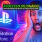 Capa de artigo sobre o processo bilionário que a Sony está respondendo por supostos abusos de preços na Play Station Store Britânica.