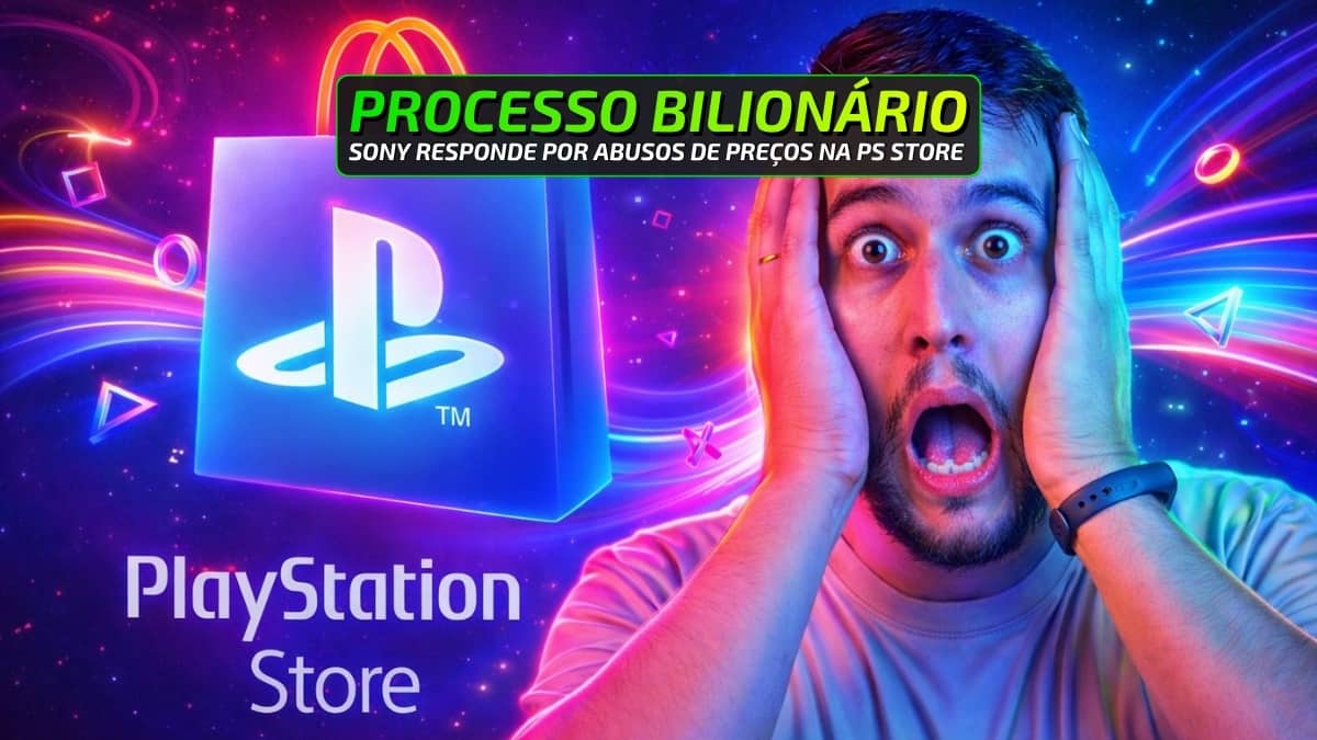 Capa de artigo sobre o processo bilionário que a Sony está respondendo por supostos abusos de preços na Play Station Store Britânica.
