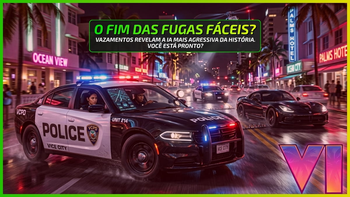 Prepare-se: A Polícia de GTA 6 Será a Mais Inteligente da Franquia