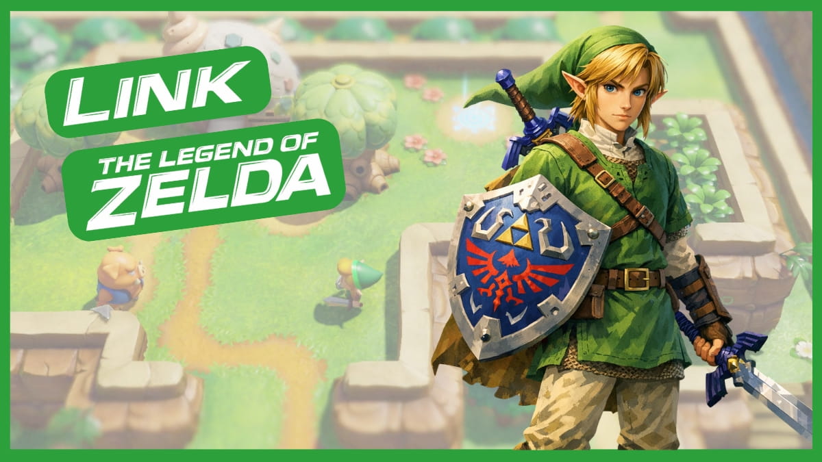 Link - The Legend of Zelda - Lenda Gamer - MuralGamer