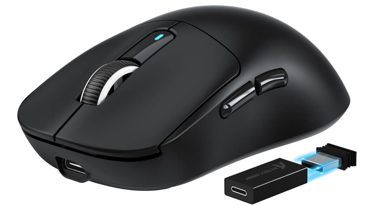Mouse para jogos ATTACK SHARK X3PRO 4K - 8K leve sem fio com três modos
