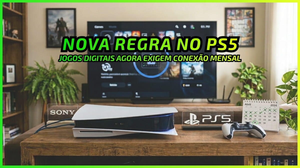 Jogos de PS5 Agora Exigem Validação Mensal