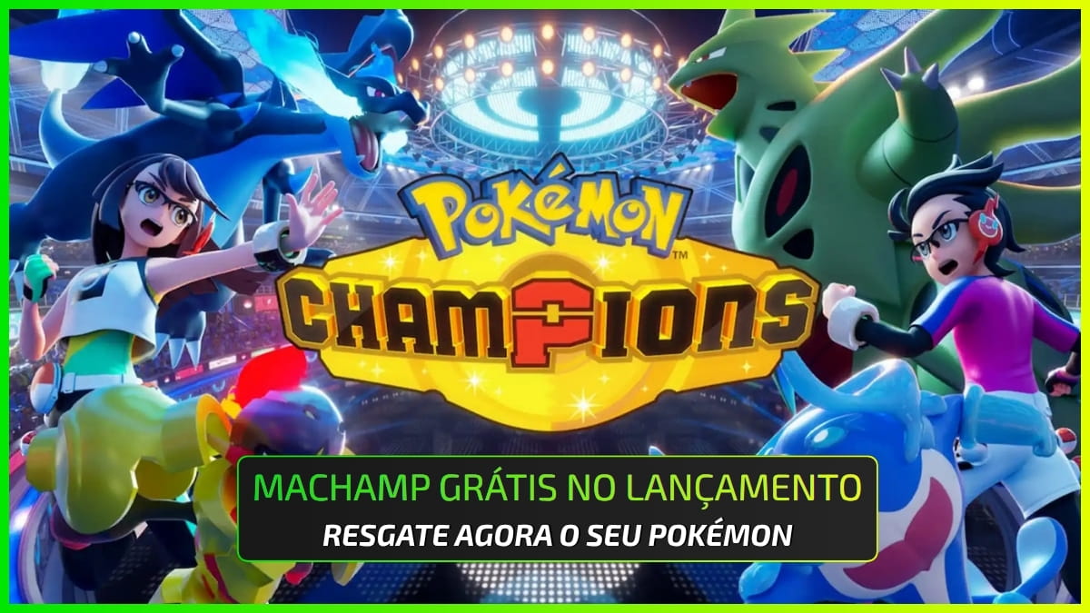 Resgate Agora: Machamp Grátis no Lançamento de Pokémon Champions!