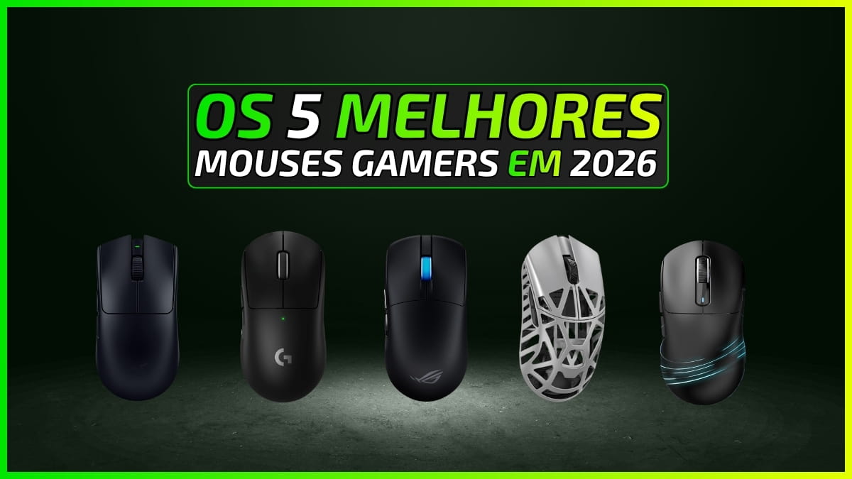 Artigo de Review dos 5 melhores mouses gamers em 2026. Confira e pegue o seu.