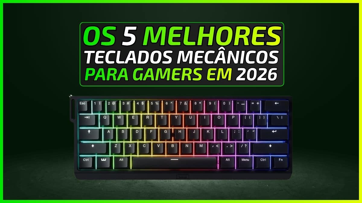 Review especial MuralGamer para os 5 Melhores Teclados para Gamers em 2026.