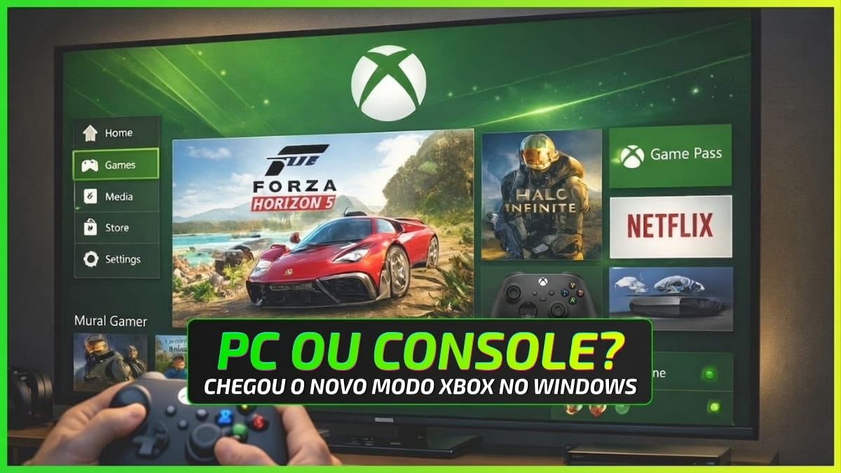 A Atualização que Transforma seu Windows em um Xbox