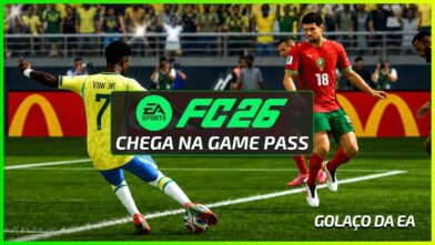 Capa de artigo sobre a chegada do EA FC 26 ao catálogo da Game Pass e EA Play