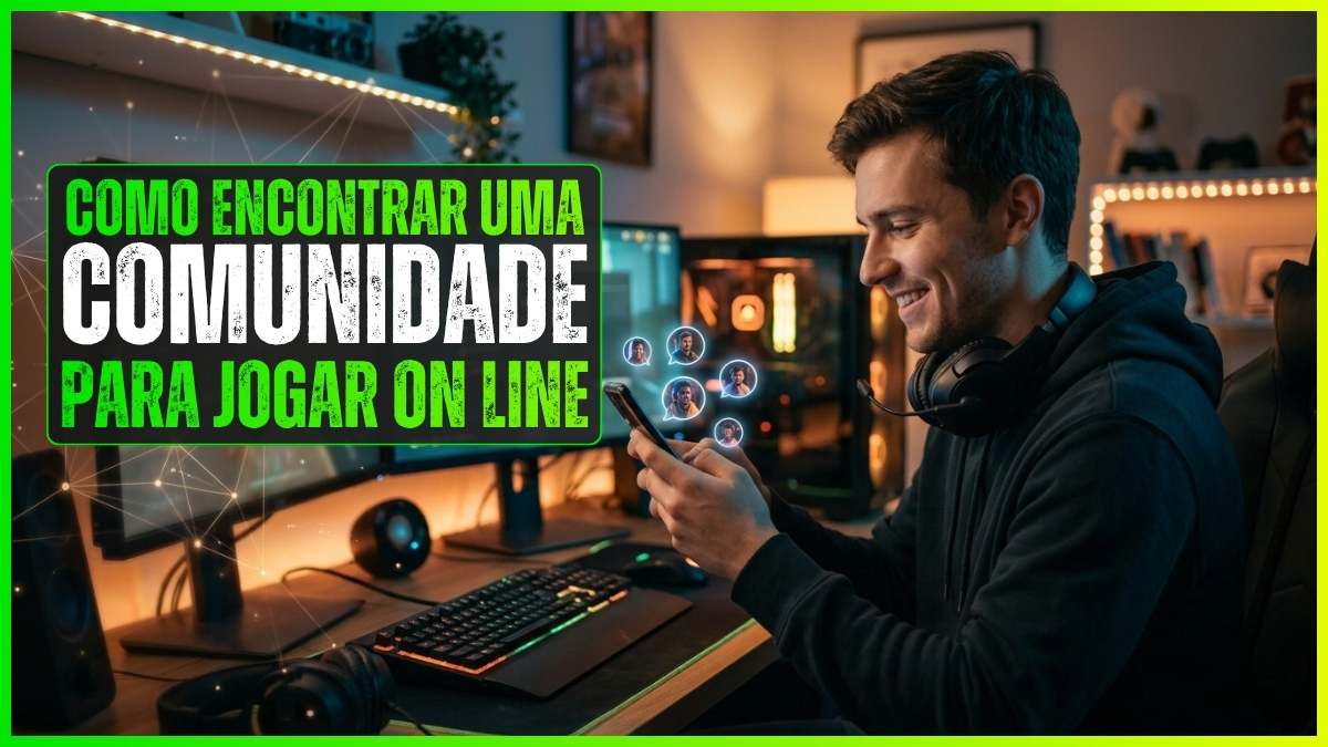 Capa de Artigo sobre como encontrar uma comunidade para jogar on line com amigos. Descubra como encontrar a comunidade certa e aproveita para conhecer o MuralGamer