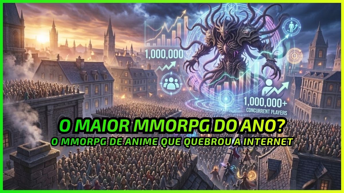 Novo MMORPG de Anime Bate 1 Milhão de Jogadores Simultâneos