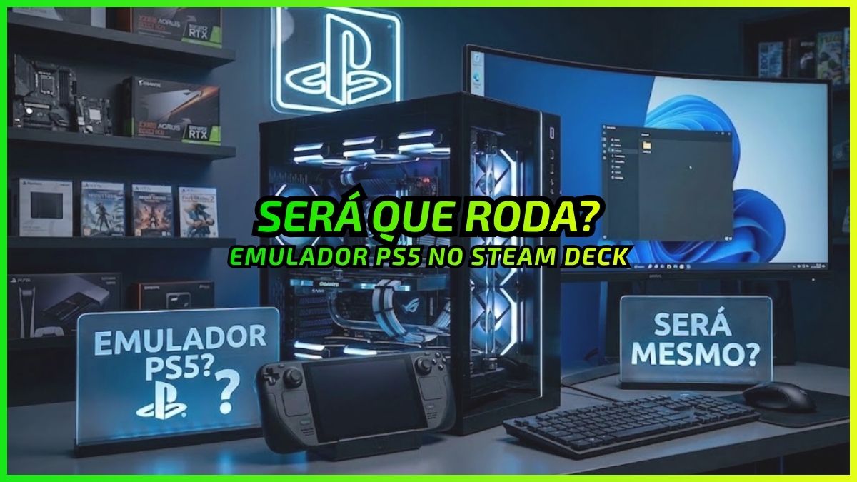 PS5 Portátil? Veja o Avanço do Emulador no Steam Deck