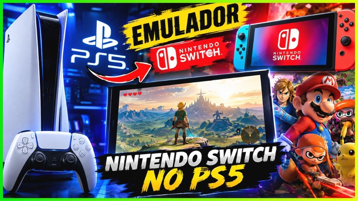 PS5 Desbloqueado já Roda Jogos de Nintendo Switch