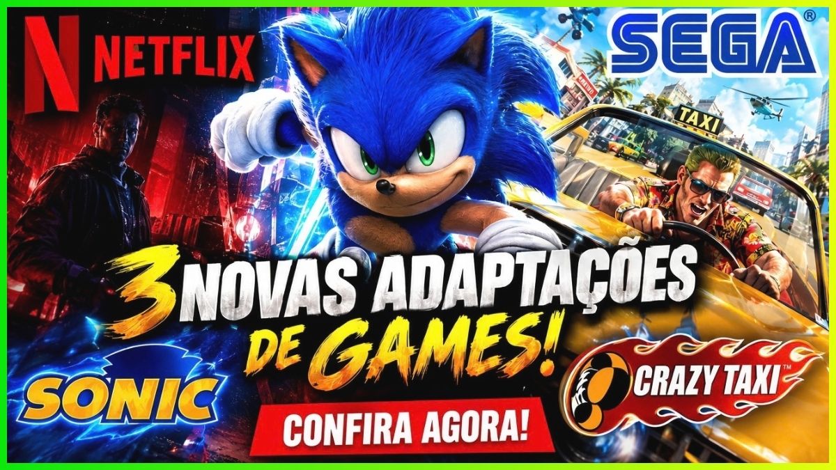 Sonic, Crazy Taxi e Mais: O Grande Anúncio da Sega na Netflix