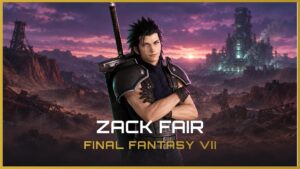 Capa de Artigo sobre Zack Fair – Final Fantasy VII. Seção Lenda Gamer do MuralGamer.