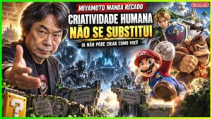 Miyamoto Diz sobre IA: “Criatividade Humana não se Substitui”