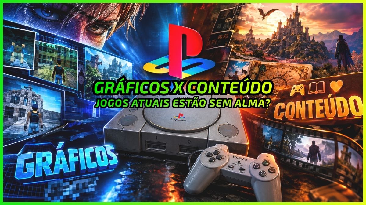 Gráficos x Conteúdo: A Crítica do Pai do PlayStation - News