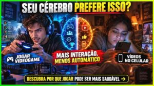 Jogar Videogame Traz mais Saúde Mental que o Celular? - News